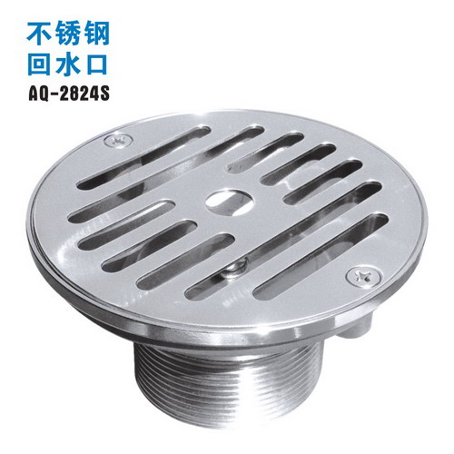 泳池池身PVC配件-不锈钢回水口-AQ2824S